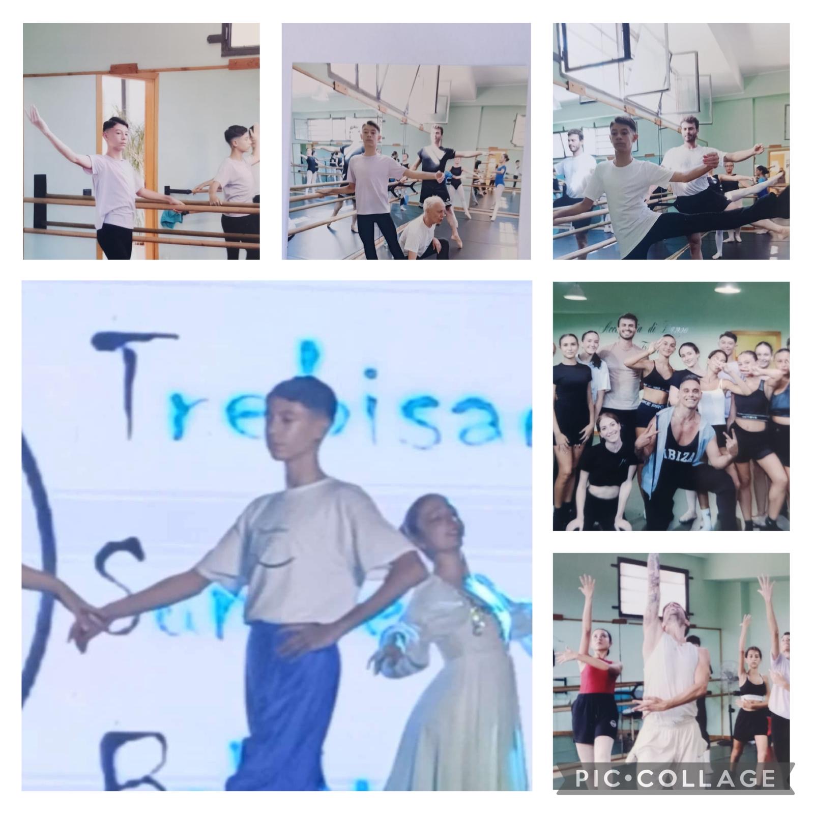 Vincenzo Barletta della GC Ballet all’Accademia di Danza Tripodina